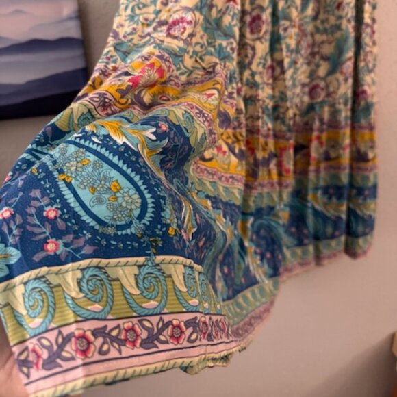 Falda Maxi Boho Floral de Verano (Boho Floral Summer Maxi Skirt) - Picture 3 of 8